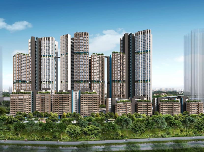 An artist's illustration of Ulu Pandan Banks.

