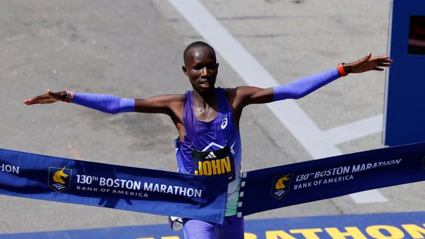 Kenya's John Korir shatters Boston Marathon course record
