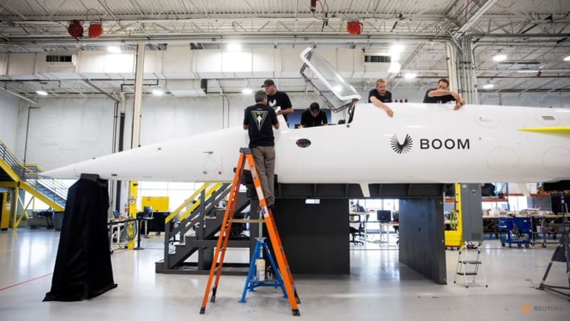 Boom Supersonic XB-1 breaks sound barrier over Mojave Desert Boom Supersonic XB-1 breaks sound barrier over Mojave Desert