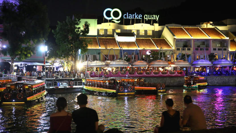 4 arrested after Clarke Quay fight; police say claims of officers using excessive force are untrue