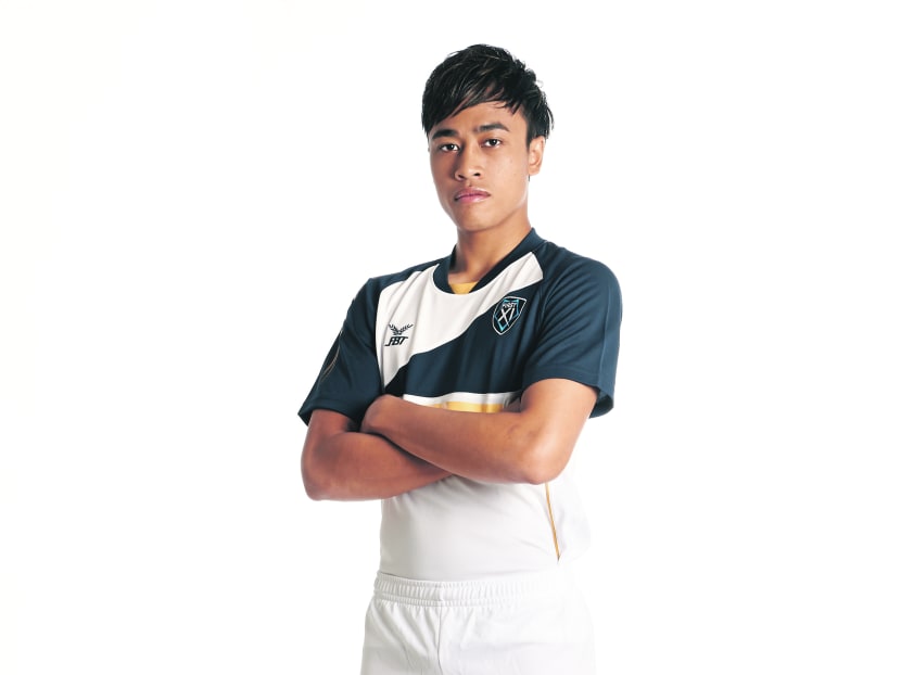 Aiman Hafiz, Striker Photo: Channel 5, Mediacorp