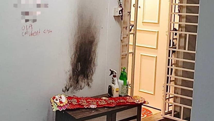 Front doors, walls of 3 homes set on fire in loanshark harassment case; suspect arrested Front doors, walls of 3 homes set on fire in loanshark harassment case; suspect arrested