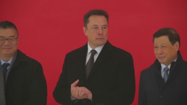 马斯克同中国外交部长秦刚会面