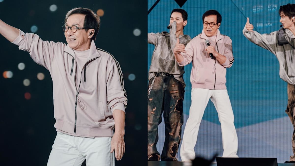 Jackie Chan makes surprise appearance at K-pop group Seventeen's