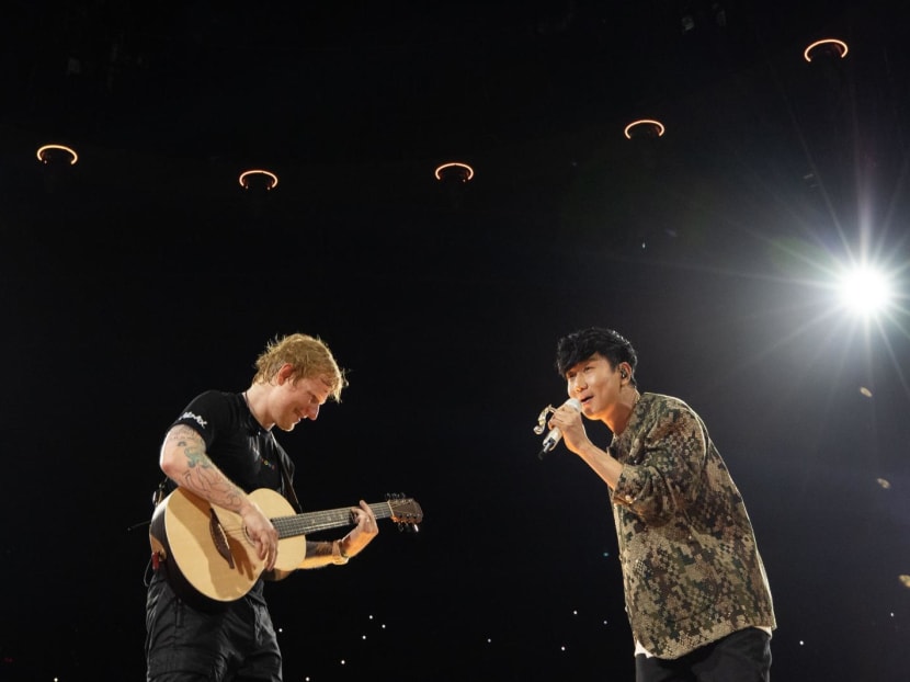 How did the surprise collaboration between JJ Lin and Ed Sheeran come about? 