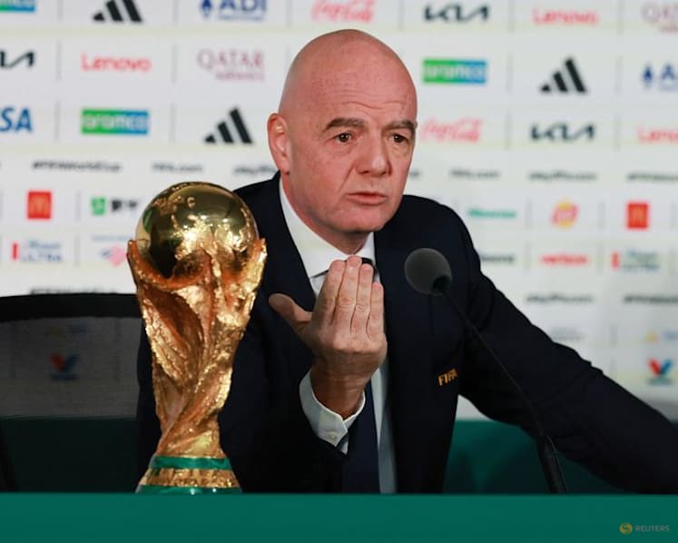 Infantino says World Cup hydration breaks purely sporting, not commercial