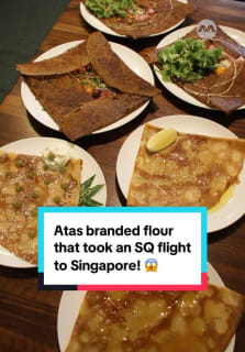 A bag of IGP-labelled flour from Brittany, France, costs over a hundred dollars, and sits on an SIA-chartered flight to reach Singapore. Atas much?! It’s the star of cafe Madam Flod’s legit French savoury galettes, run by a hip French-Hungarian husband and wife! #8dayseat #8dayseatcafe #crepe #sgcafe 