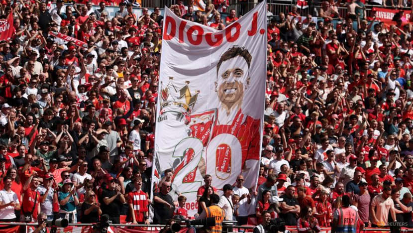 Jota remembered by Liverpool in emotional tribute at season opener Jota remembered by Liverpool in emotional tribute at season opener