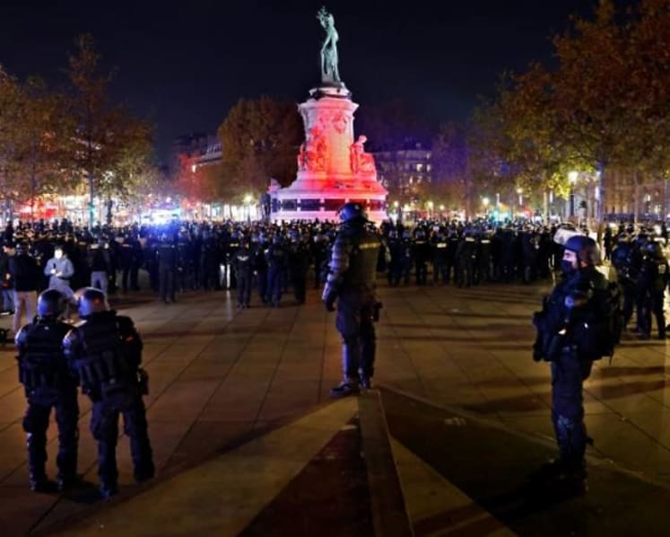 Outcry grows in France after police filmed beating music producer