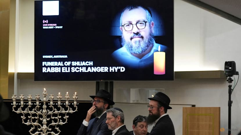 Sydney mourners remember slain Rabbi at Bondi Beach funeral