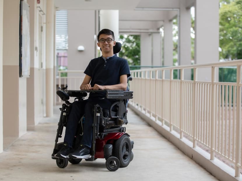 Mr Wong Zi Heng, 31, at the school where he teaches, Bedok South Secondary School, on July 20, 2023.
Mr Wong Zi Heng, 31, at the school where he teaches, Bedok South Secondary School, on July 20, 2023.