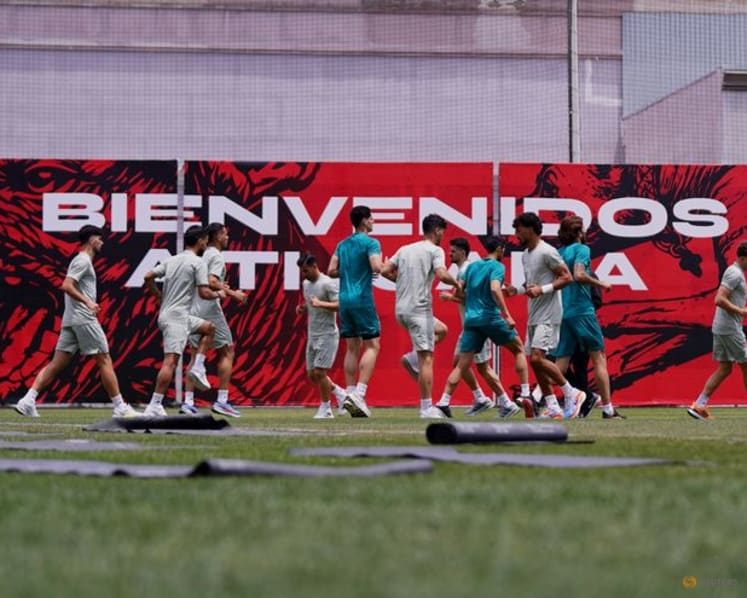 Iran players conduct first open practice at Tijuana camp