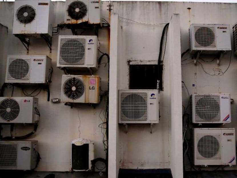 File photo of air-conditioning units. Photo: Reuters