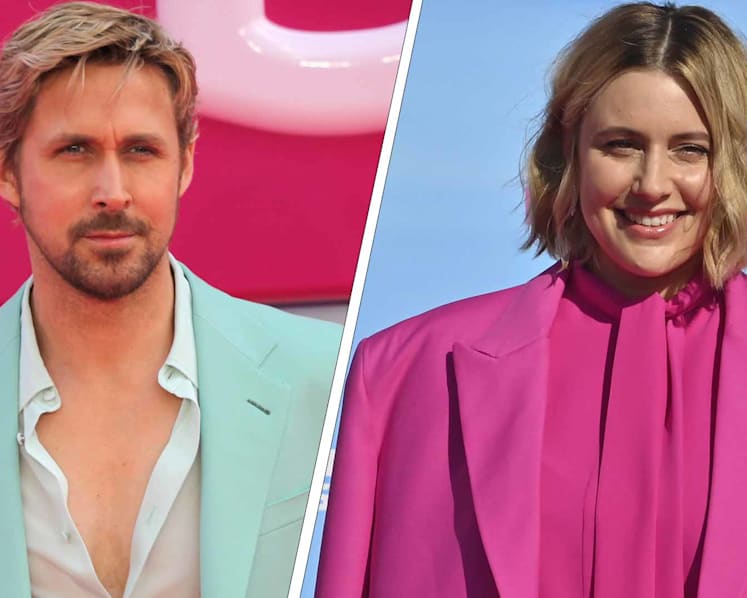 Ryan Gosling surprises Greta Gerwig with Barbie-themed flash mob on her birthday