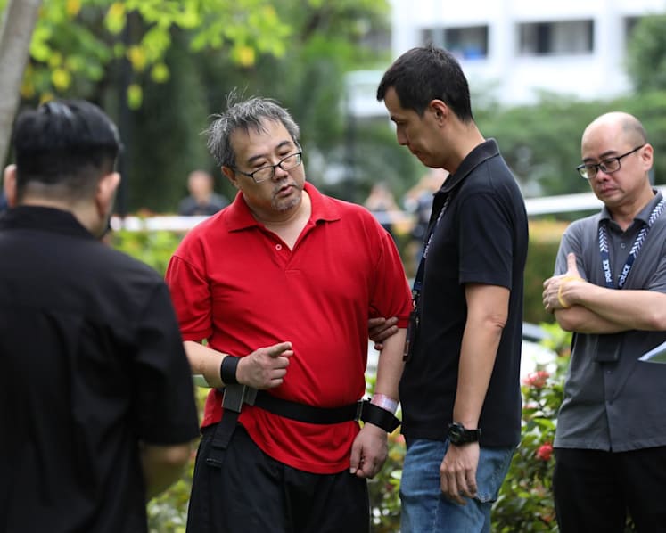 Clementi murder case: 50-year-old suspected of killing grassroots volunteer taken by police to crime scene