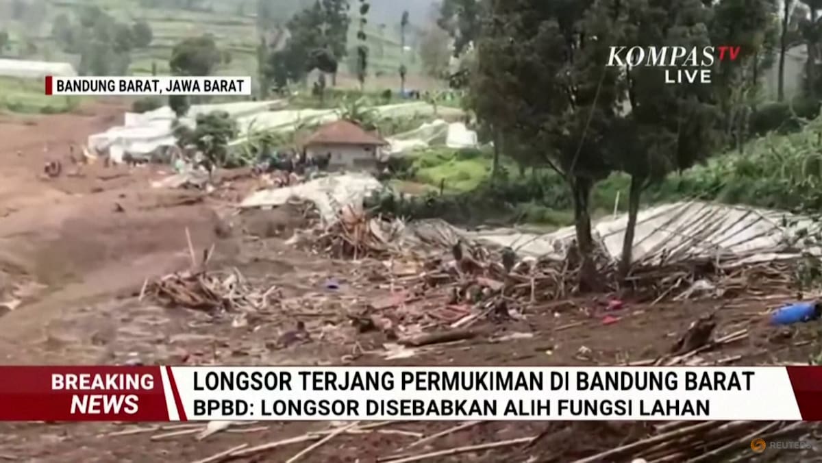Indonesia landslide kills seven, dozens missing