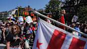 Washington DC residents protest against Trump's troop deployment