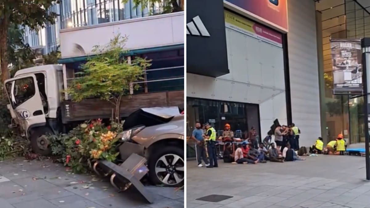 13 taken to hospital after Orchard Road accident involving car and lorry