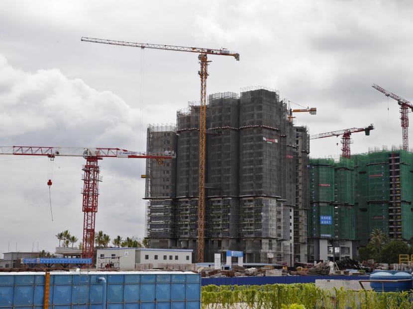 Mainland Chinese constitute 70 per cent of buyers at Forest City, which is under construction in Johor. Photo: Wee Teck Hian