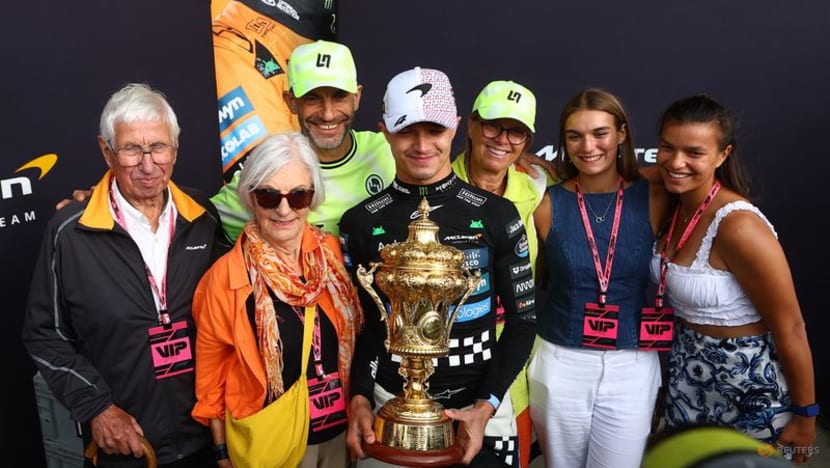 Norris revels in emotional first home win Norris revels in emotional first home win