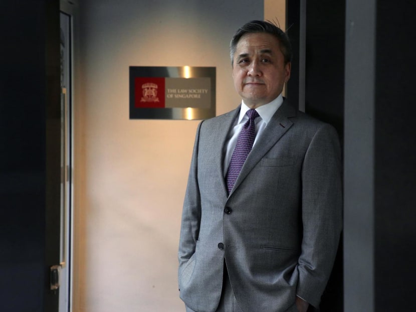 Law Society president Adrian Tan photographed on Dec 27, 2021. Law Society president Adrian Tan photographed on Dec 27, 2021.
