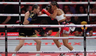Taylor holds off Serrano to retain crown in trilogy bout
