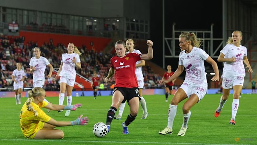 Terland treble sees Man United reach Women's Champions League for first time