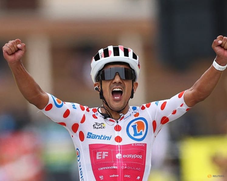 Ecuadorian Carapaz wins 20th stage of Tour de France