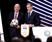 UEFA's Ceferin says Infantino could face election challenger, rules out FIFA bid
