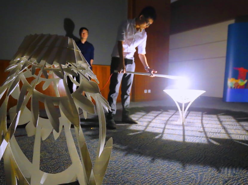 This year's i Light Marina Bay festival, which takes place in March, will feature more student participants. Photo: Ernest Chua