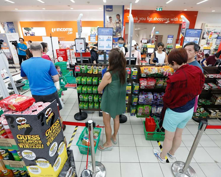 Supermarket sales jump in February as overall retail spending dives: Department of Statistics