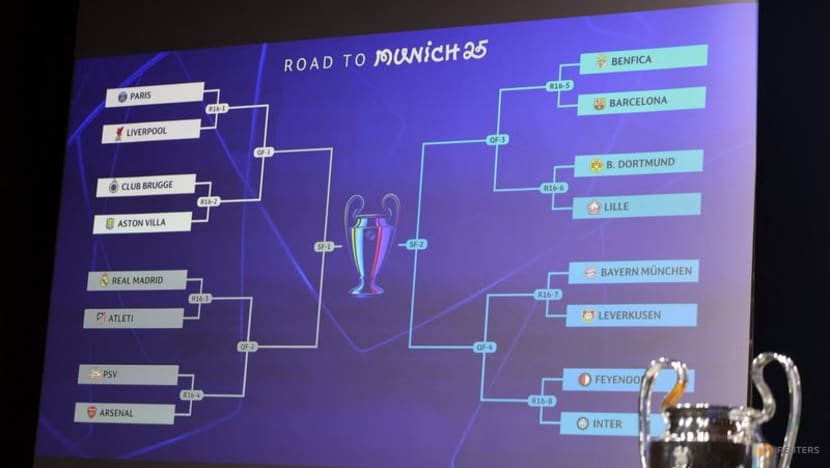 Real Madrid draw Atletico in Champions League last 16, Bayern face Leverkusen