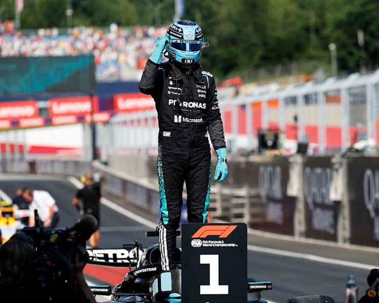 Russell pips teammate Antonelli in Austrian GP practice