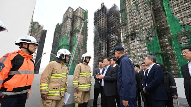 香港政府成立援助基金 宏福苑受影响住户各派1万港元
