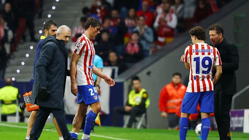 Atletico defender Le Normand sidelined with knee injury