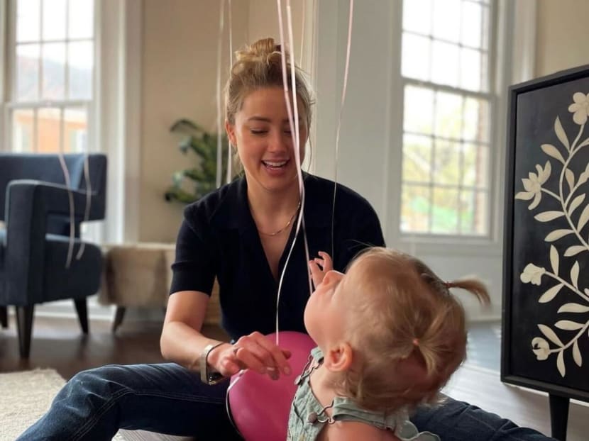 Amber Heard celebrates her daughter's first birthday.