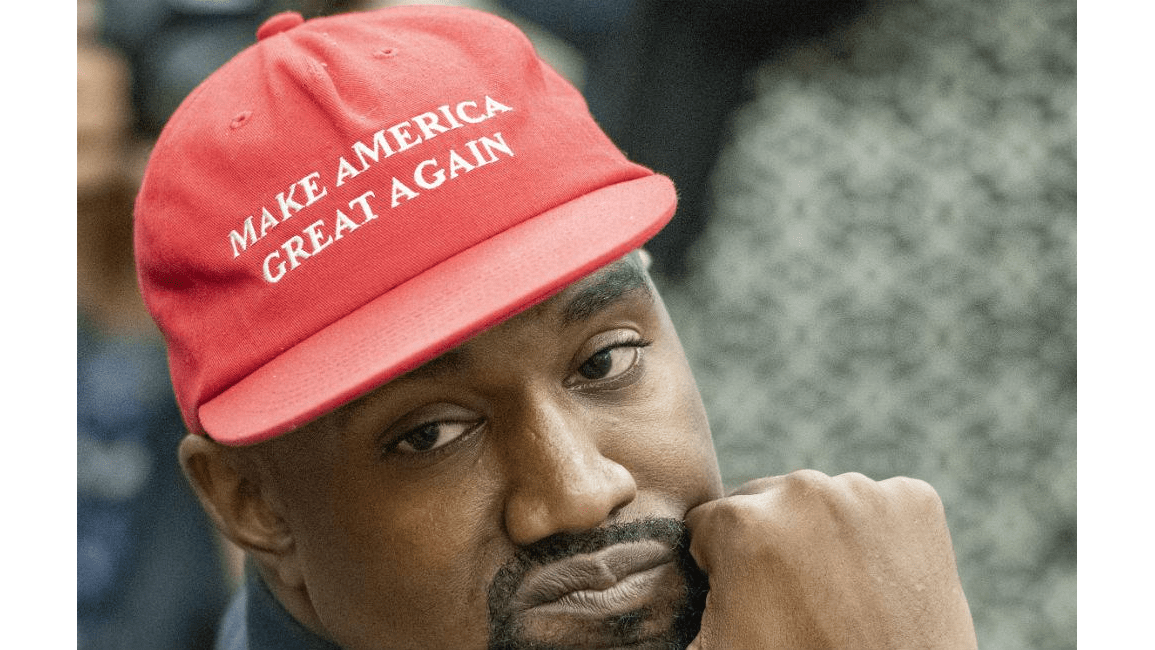 MAKE AMERICA GREAT AGAIN Kanye 着用 キャップ Kanye West Wears His 'Make America Great Again' Hat to the