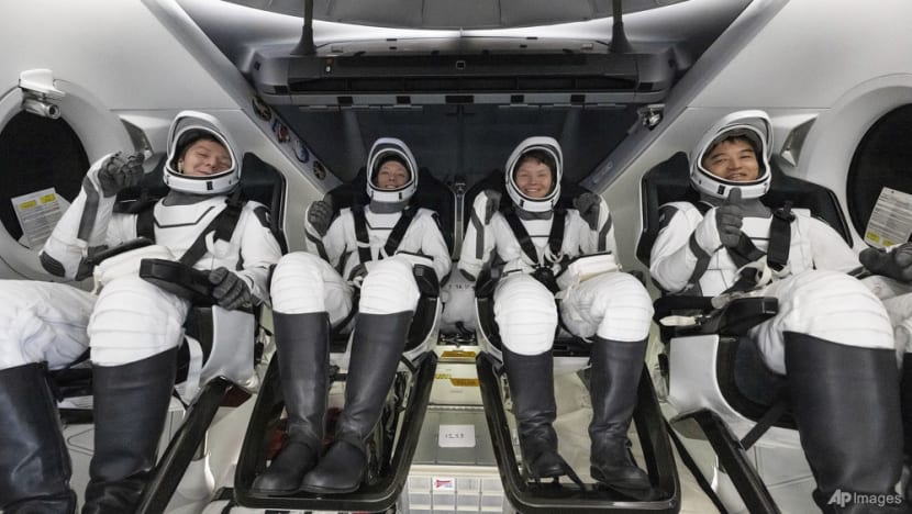 Four astronauts home from space station after splashdown Four astronauts home from space station after splashdown