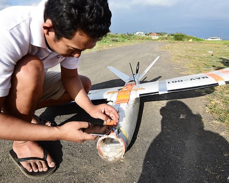 Bali’s drone adventurers plan epic flight over Mt Agung’s crater