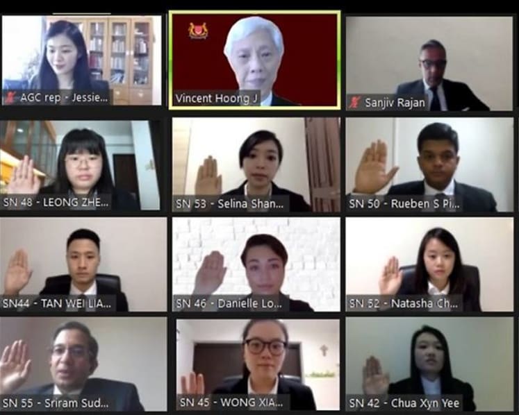 'Surreal' and 'seamless': 115 lawyers called to the Bar via video conference in a first for Singapore
