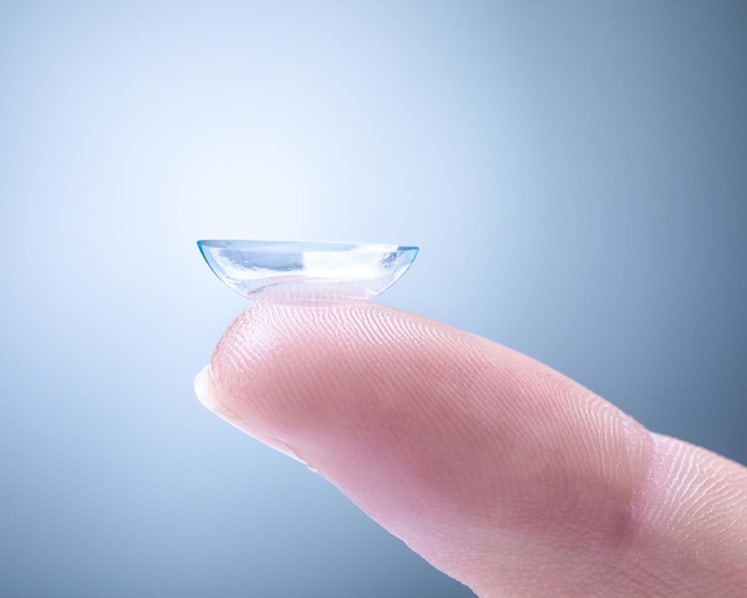 What are multifocal contact lenses and how do they correct presbyopia? 