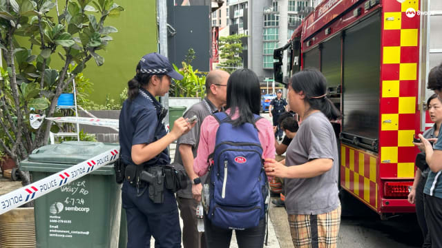 里峇峇利路增益中心大火 家长：接通知去接孩子