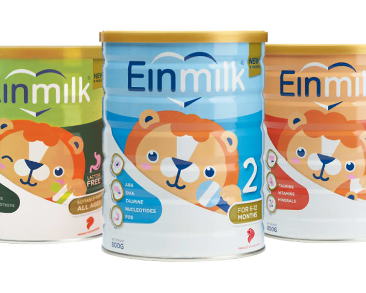 Made in Singapore: Einmilk launches under-S$40 milk powder; FairPrice mulls house-brand formula