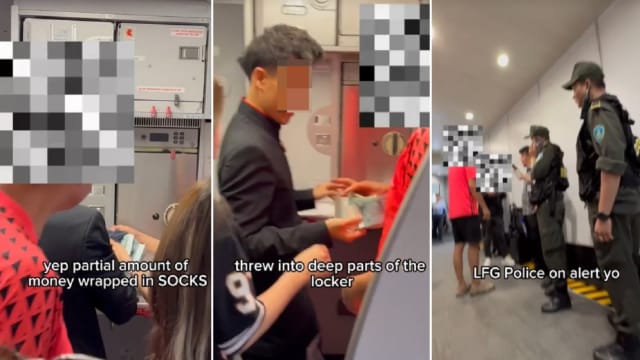 袜子内藏现金 男子飞越南涉航班上偷乘客钱财