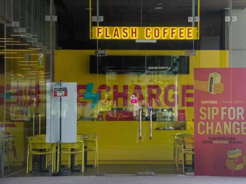 A Flash Coffee outlet at Keppel Bay on Oct 13, 2023