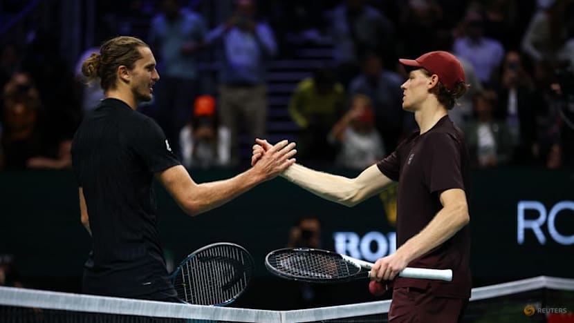 Sinner crushes Zverev to set up Paris Masters final with Auger-Aliassime