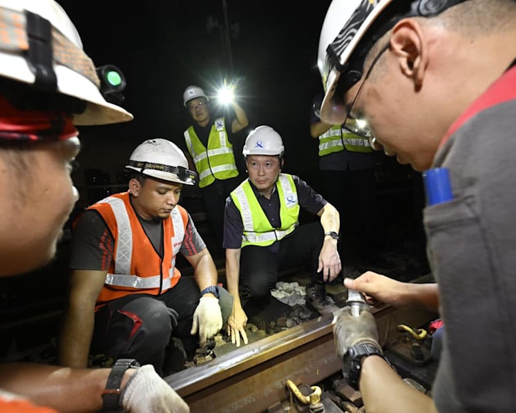 More than 300 engineers, technicians working to repair 'extensive' damage on East-West Line, says Chee Hong Tat
