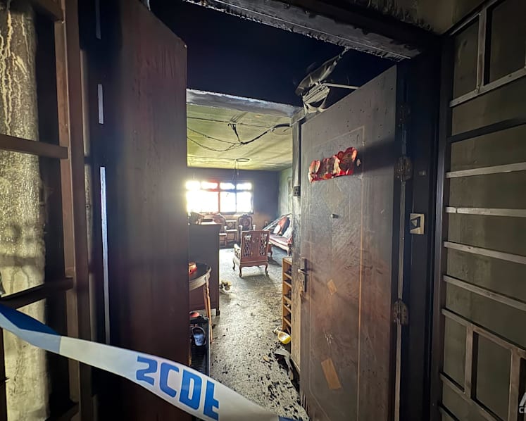 'Most of the things are gone': Toa Payoh resident's flat gutted by fire that started one floor down