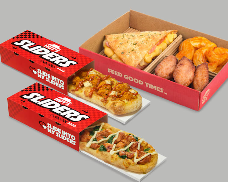Pizza Hut Singapore launches Hut’s Sliders and revamps My Box meals for solo dining