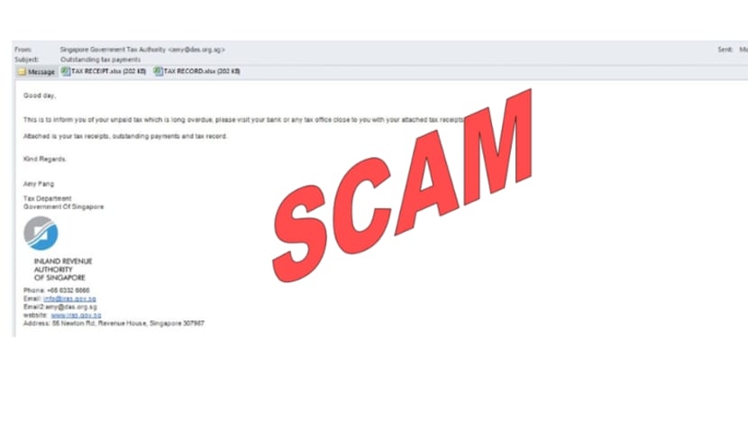 Jangan buka, jawab emel notis cukai belum dibayar kononnya dari IRAS